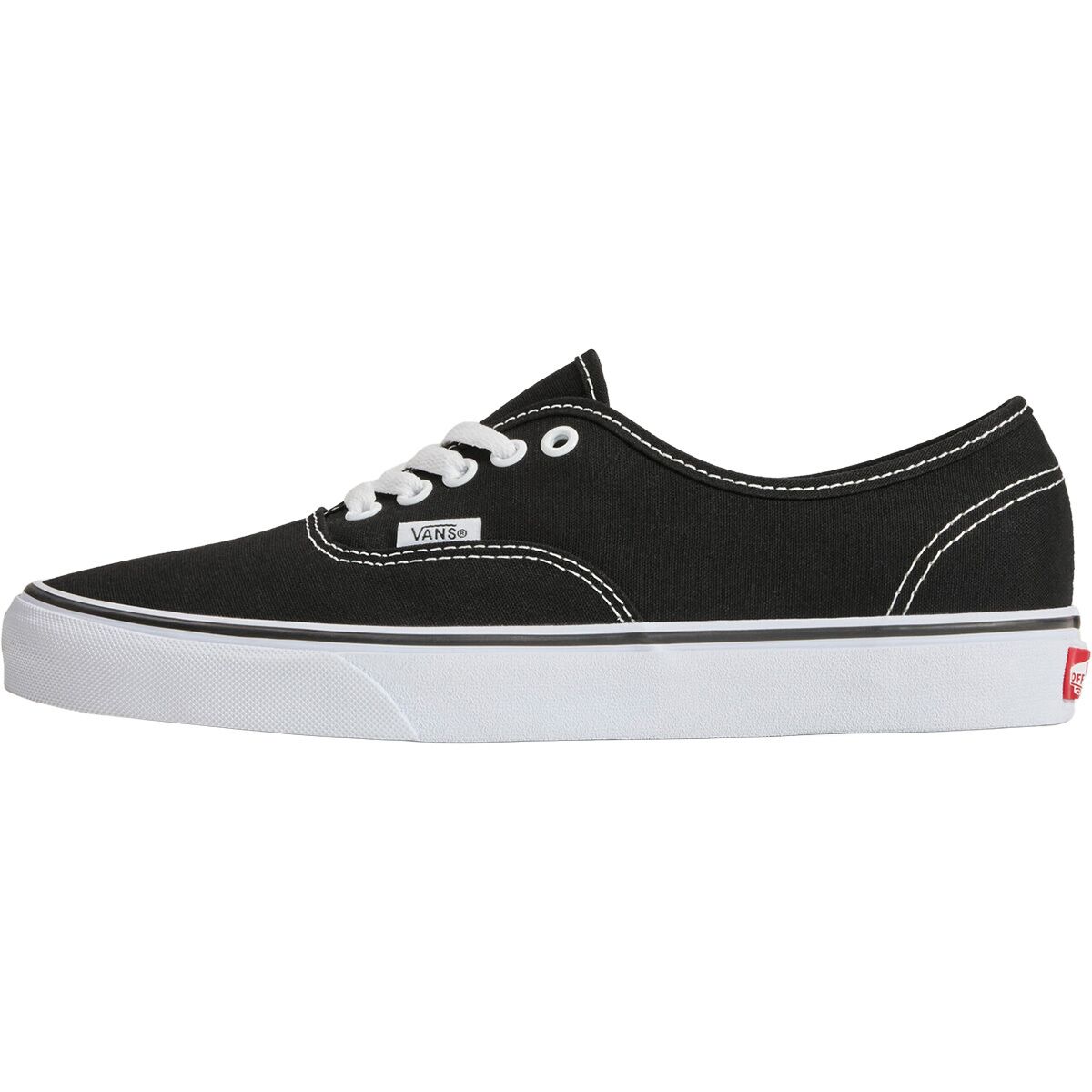 Image of Vans Authentic Shoe Black, Mens 4.5/Womens 6.0