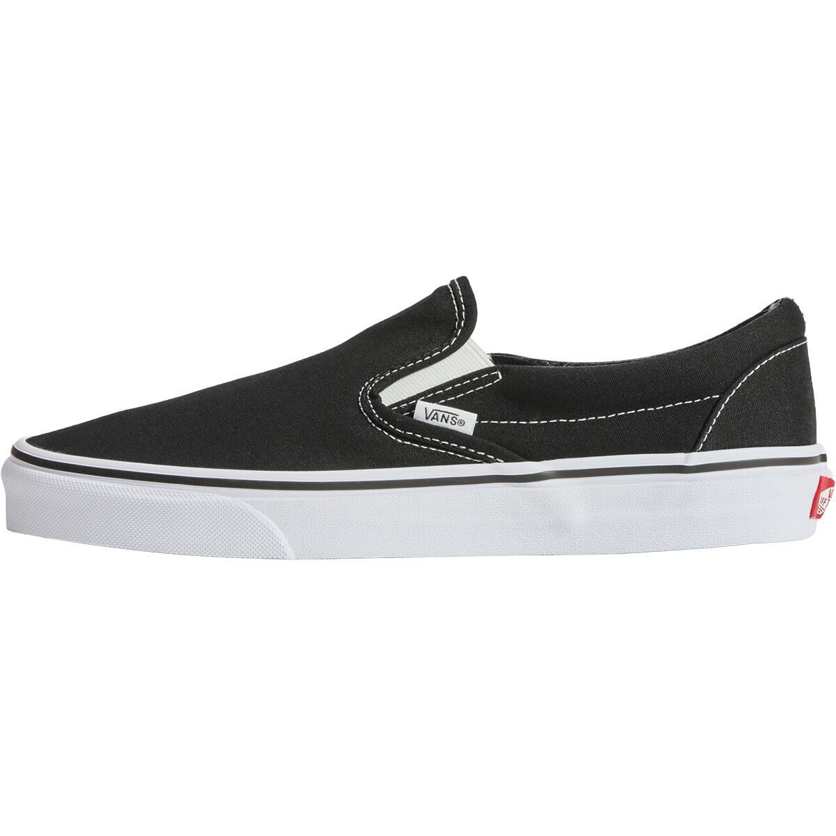 Image of Vans Classic Slip-On Shoe Black, Mens 6.5/Womens 8.0