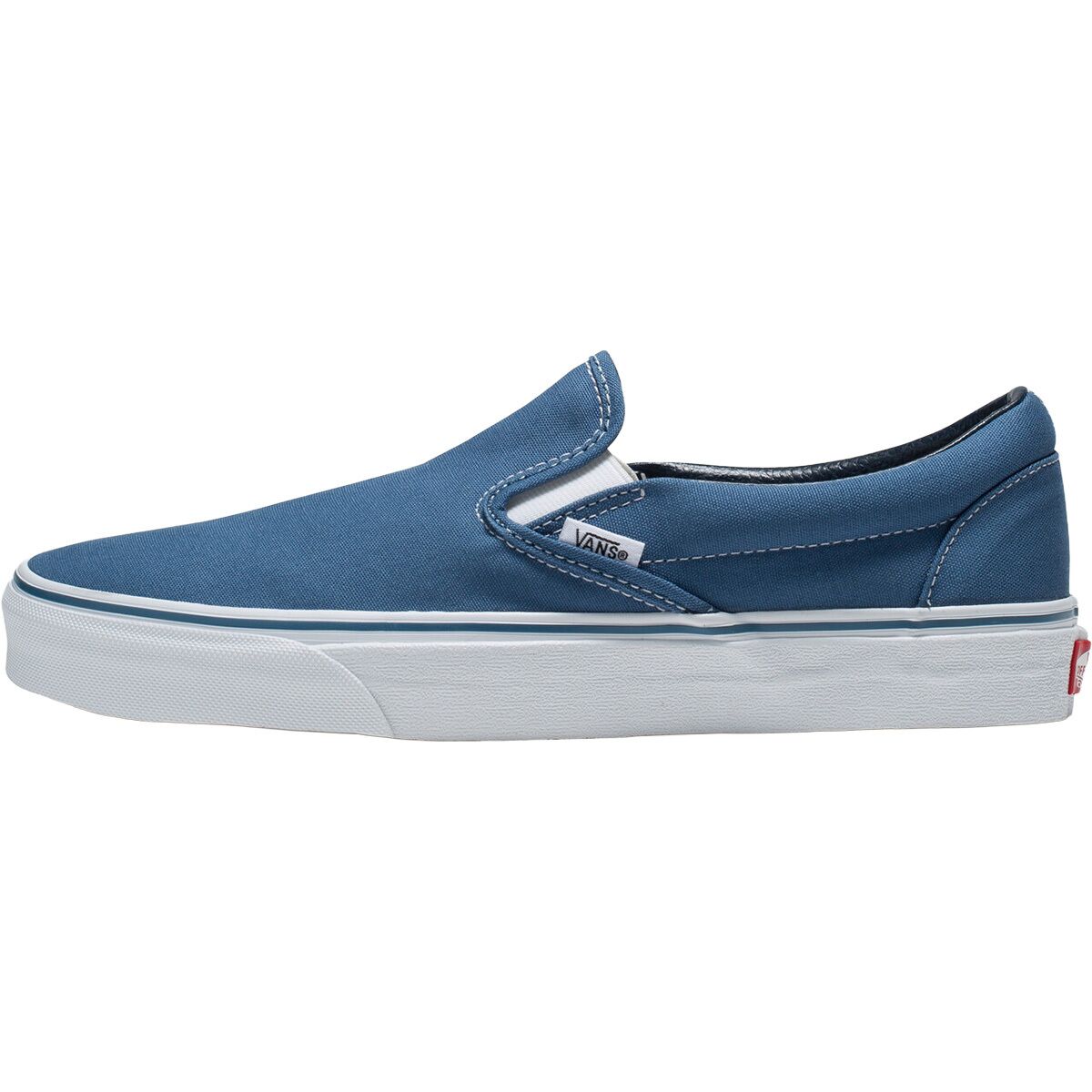 Image of Vans Classic Slip-On Shoe Navy, Mens 4.5/Womens 6.0