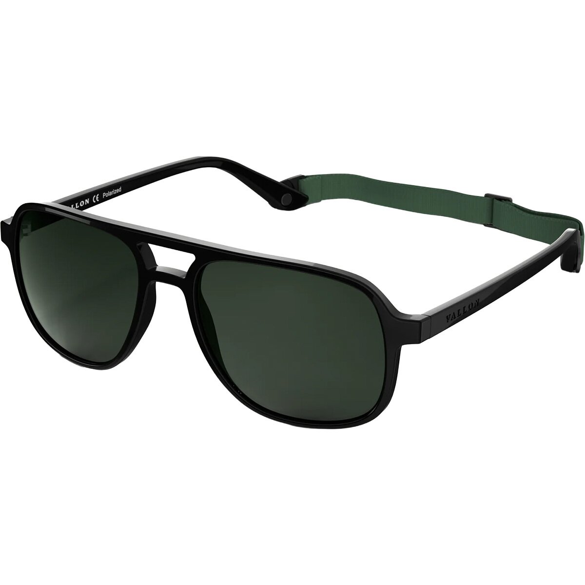 Image of Vallon Howlin' Polarized Sunglasses Black, One Size