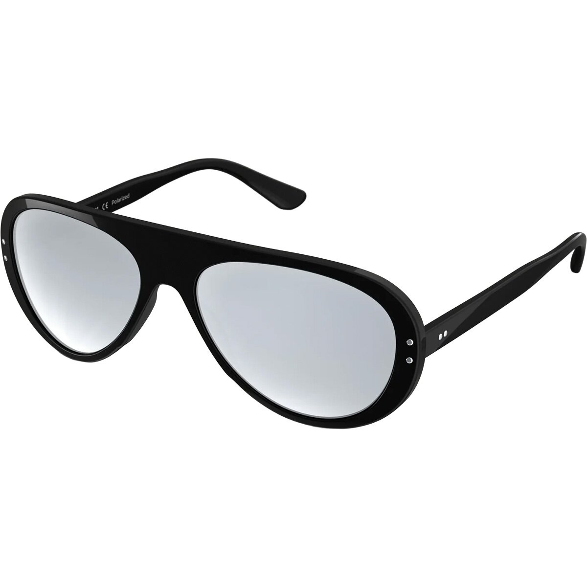 Image of Vallon Ski Aviators Polarized Sunglasses Black, One Size