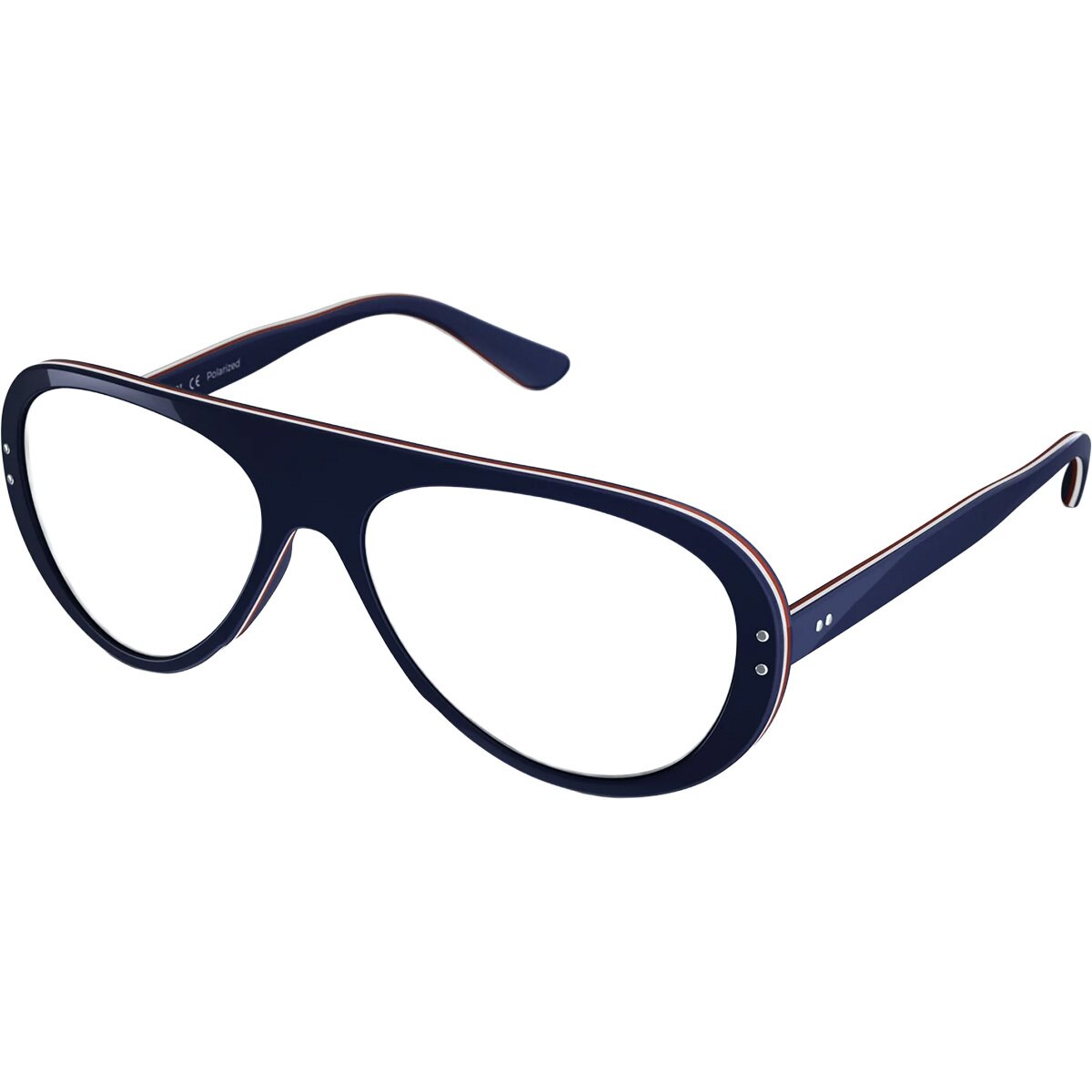 Image of Vallon Ski Aviators Polarized Sunglasses Tricolor White, One Size
