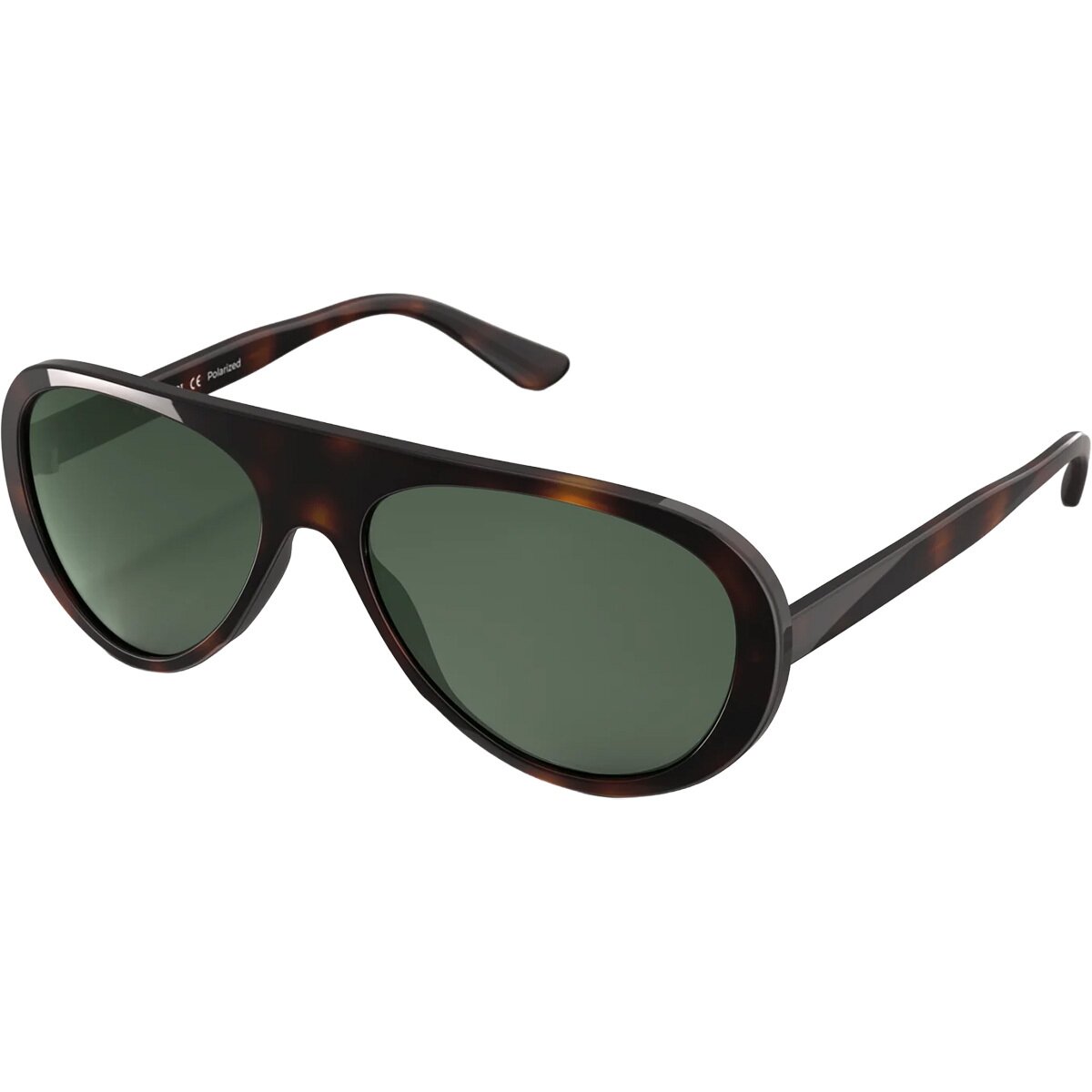 Image of Vallon Surf Aviators Sunglasses Dark Tortoise, One Size