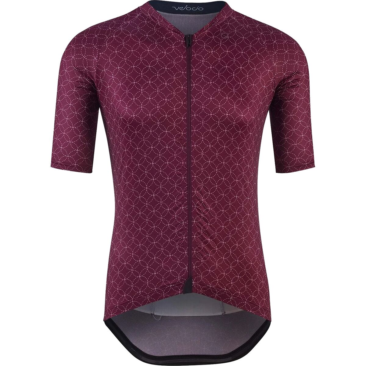 Image of Velocio Geo Ultralight Jersey - Men's Black Cherry, XL