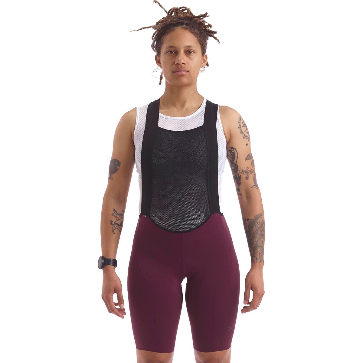Velocio LUXE Bib Short - Women's Black Cherry, M
