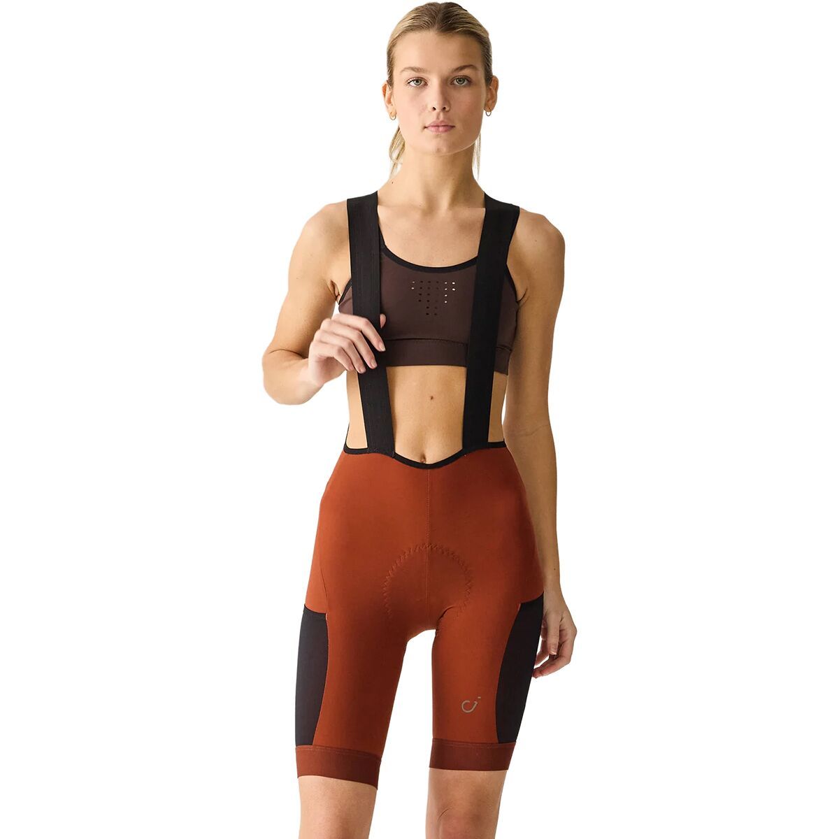 Image of Velocio Adventure Cargo Bib Short - Women's Smoked Paprika, M