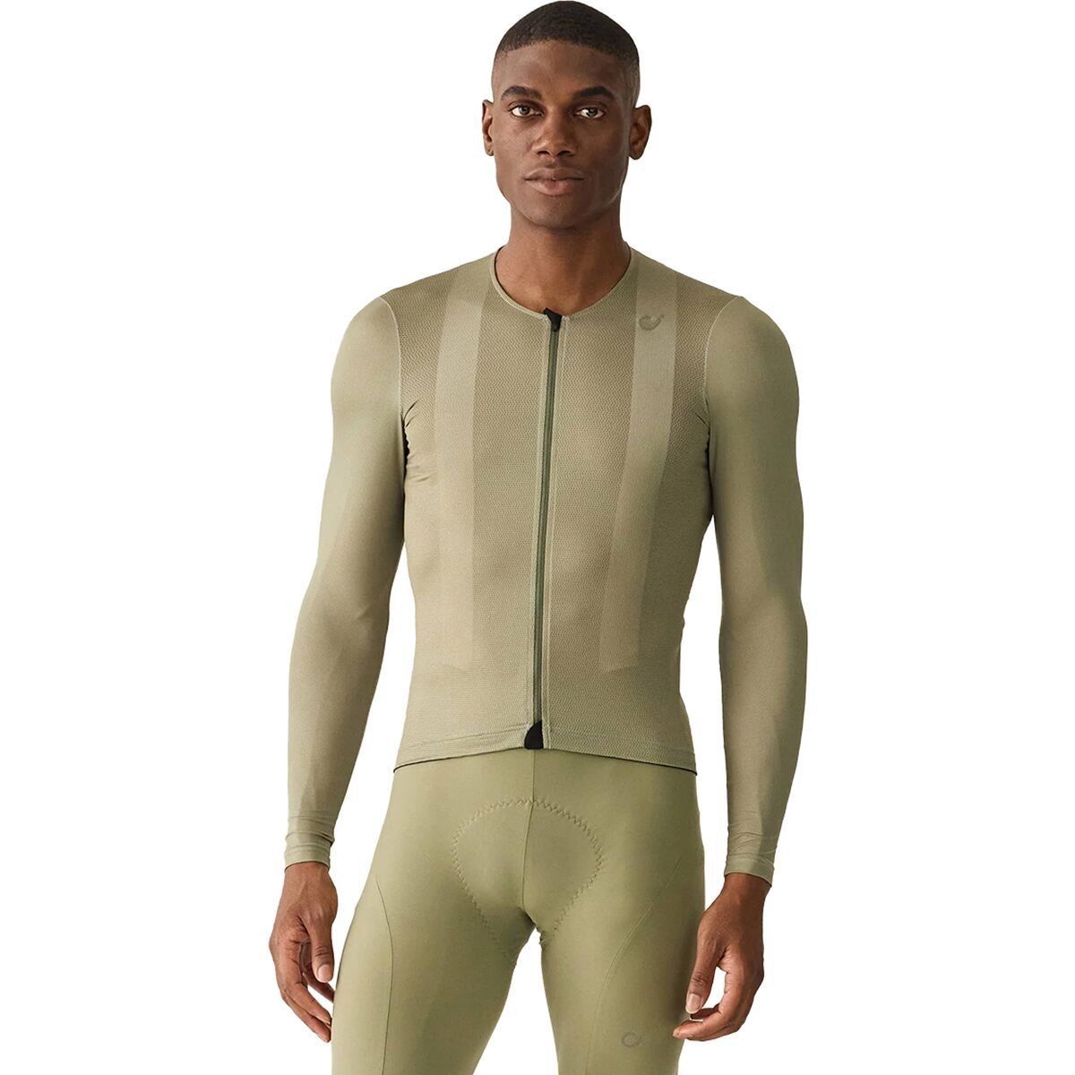 Image of Velocio Ultralight Mesh Long-Sleeve Jersey - Men's Deep Lichen, L