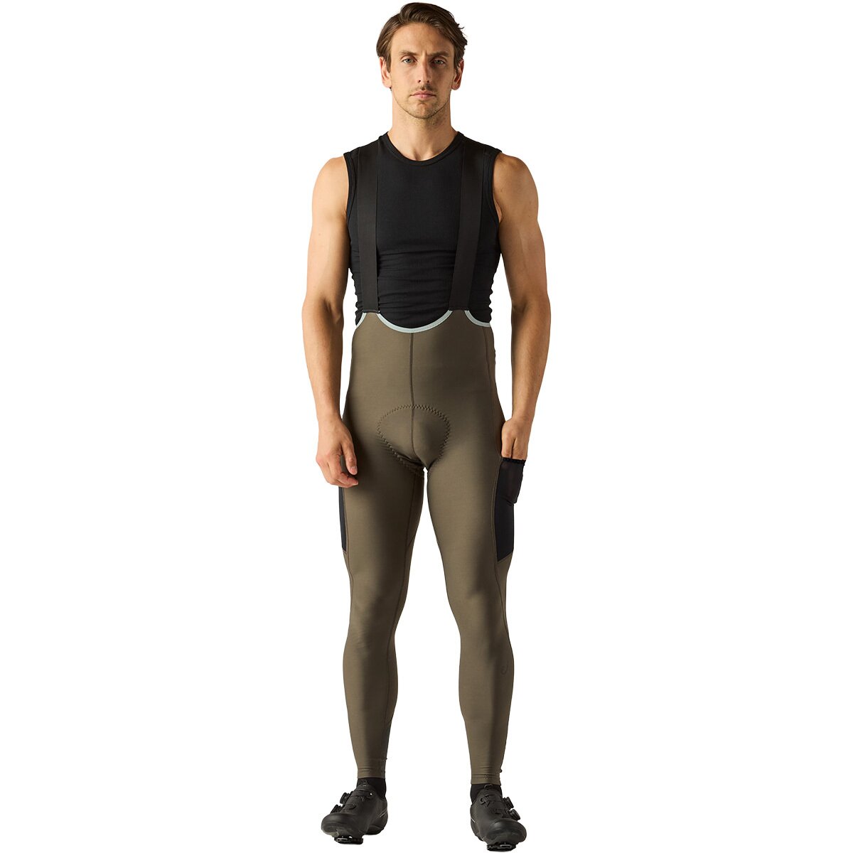 Image of Velocio LUXE Thermal Bib Tight - Men's Black Olive, XL