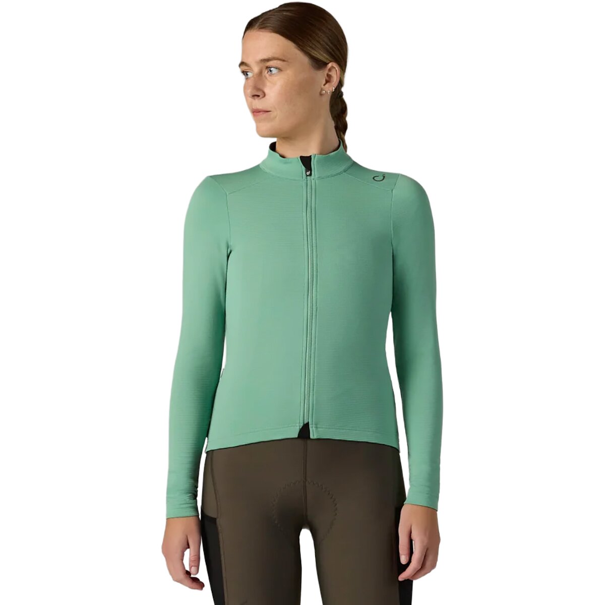 Image of Velocio LUXE Thermal Long-Sleeve Jersey - Women's Malachite Green, S