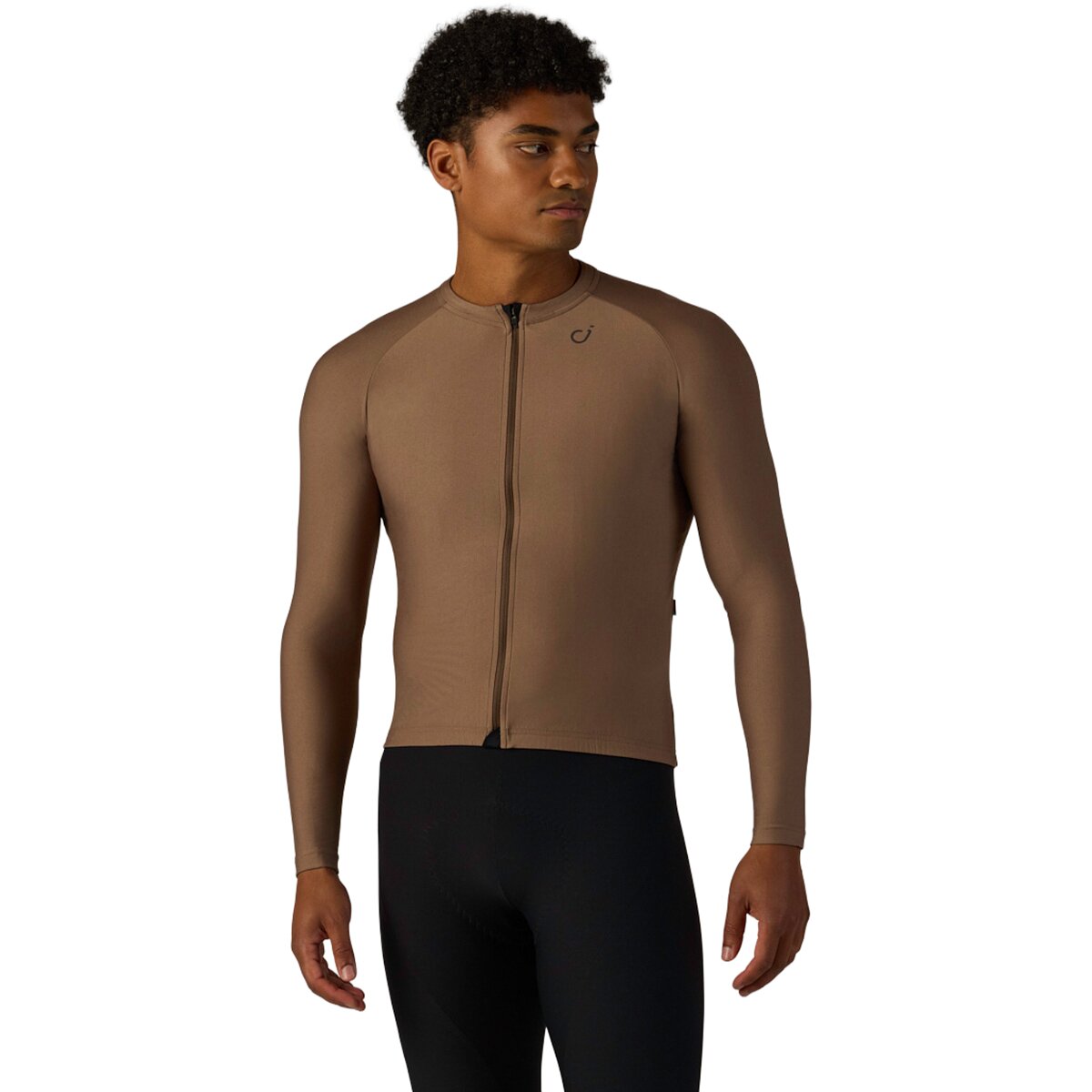 Image of Velocio ONE Long-Sleeve Jersey - Men's Coffee Quartz, S