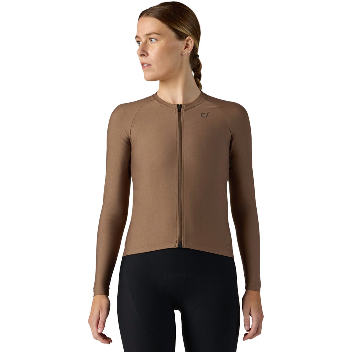 Image of Velocio ONE Long-Sleeve Jersey - Women's Coffee Quartz, XS
