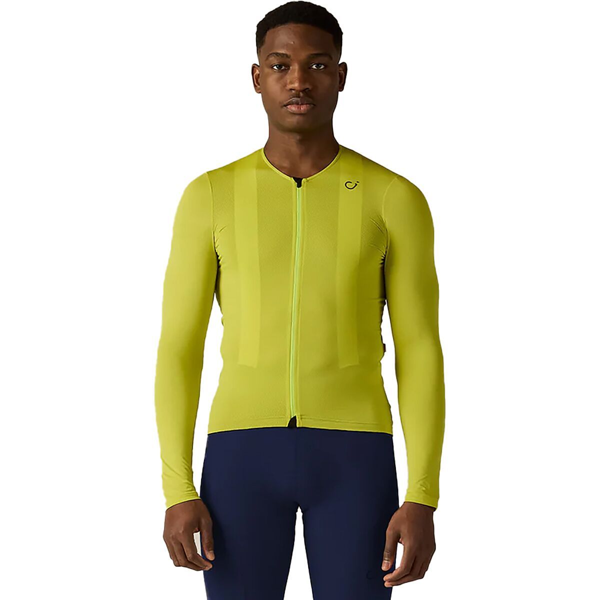 Image of Velocio LUXE Ultralight Long-Sleeve Jersey - Men's Bright Chartreuse, S