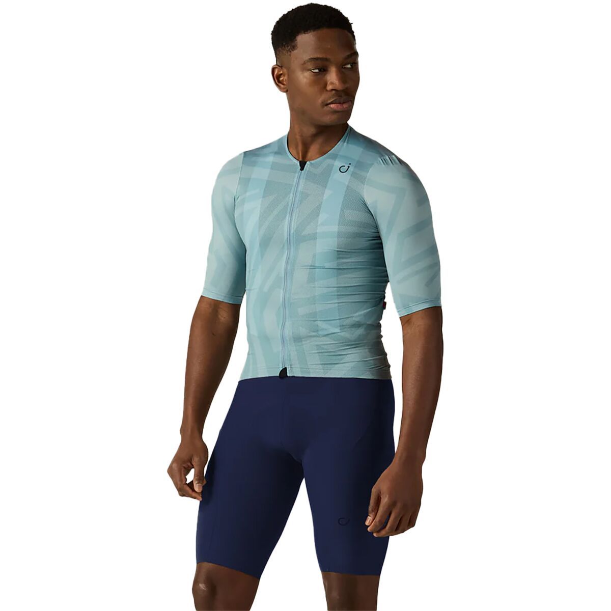 Image of Velocio LUXE Ultralight SE Short-Sleeve Jersey - Men's Lines Tourmaline, S