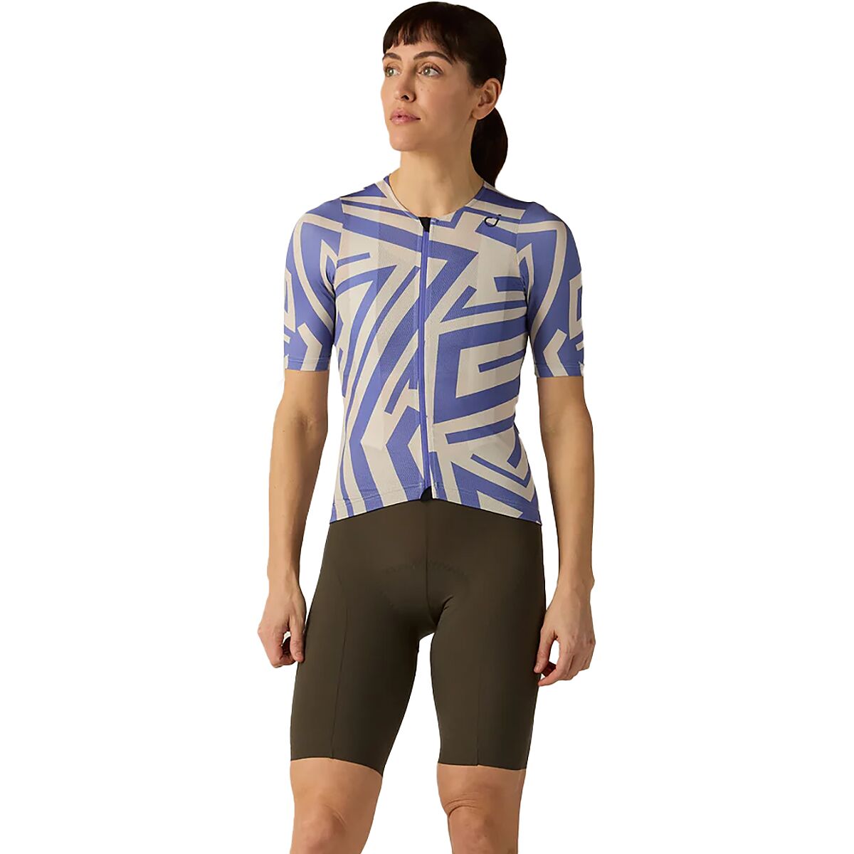 Image of Velocio LUXE Ultralight SE Short-Sleeve Jersey - Women's Lines Peri, XS