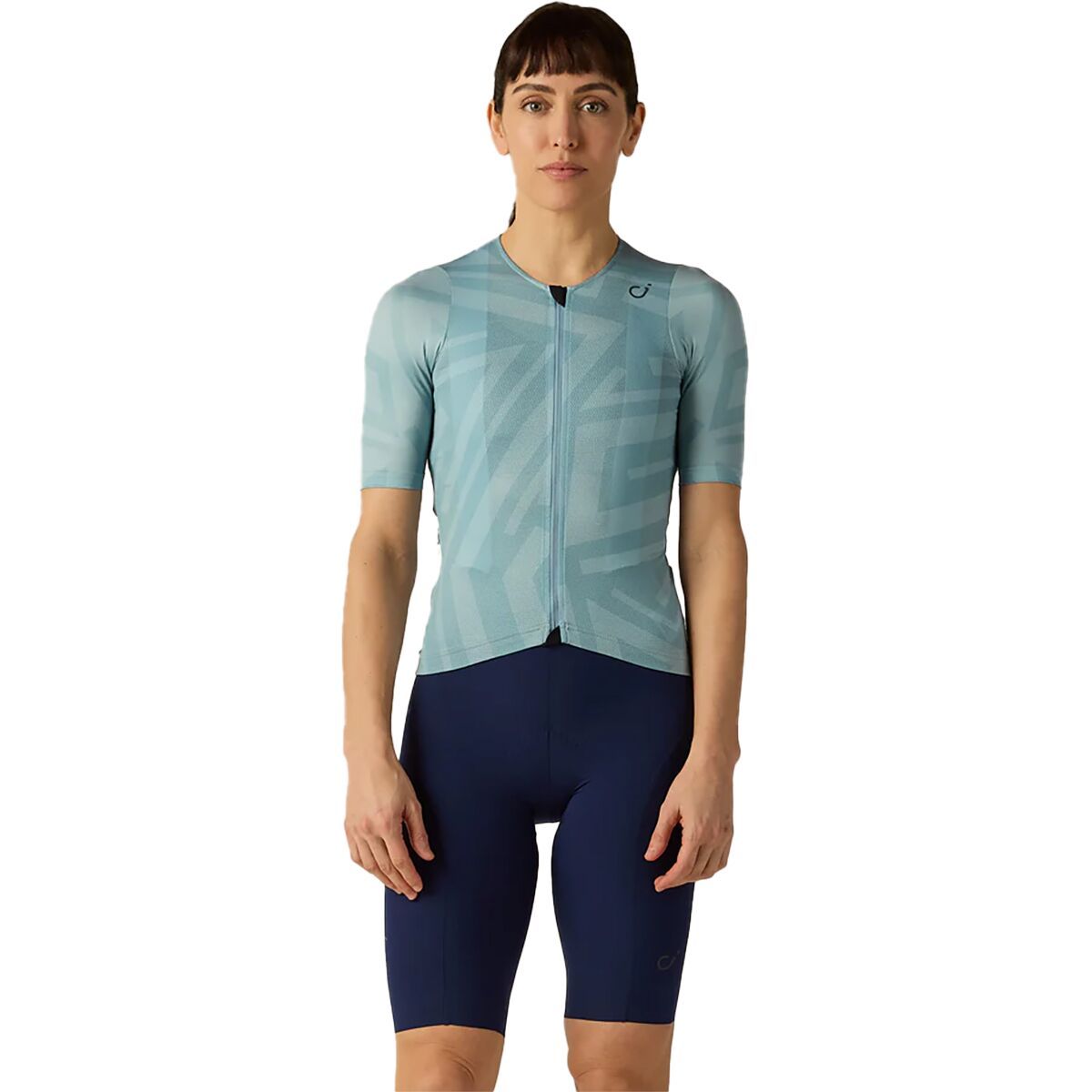 Image of Velocio LUXE Ultralight SE Short-Sleeve Jersey - Women's Lines Tourmaline, L