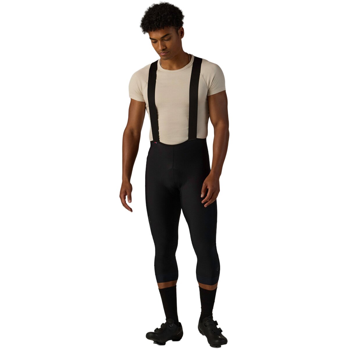 Image of Velocio LUXE Thermal 3/4 Bib Knicker- Men's Black, XXL
