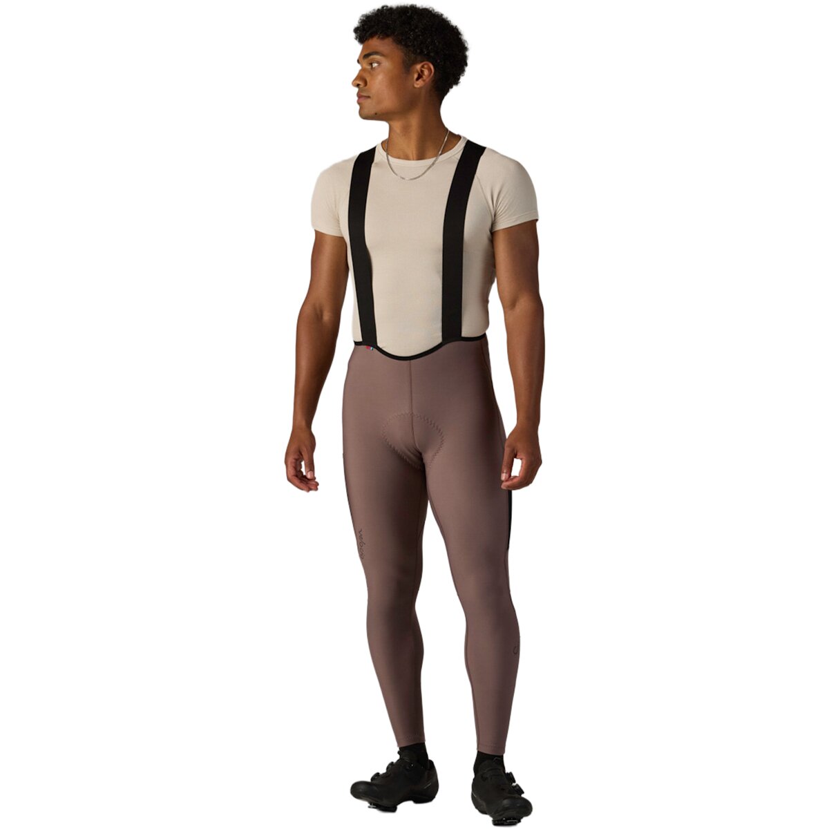 Image of Velocio LUXE Thermal Bib Tight - Men's Plum Truffle, L