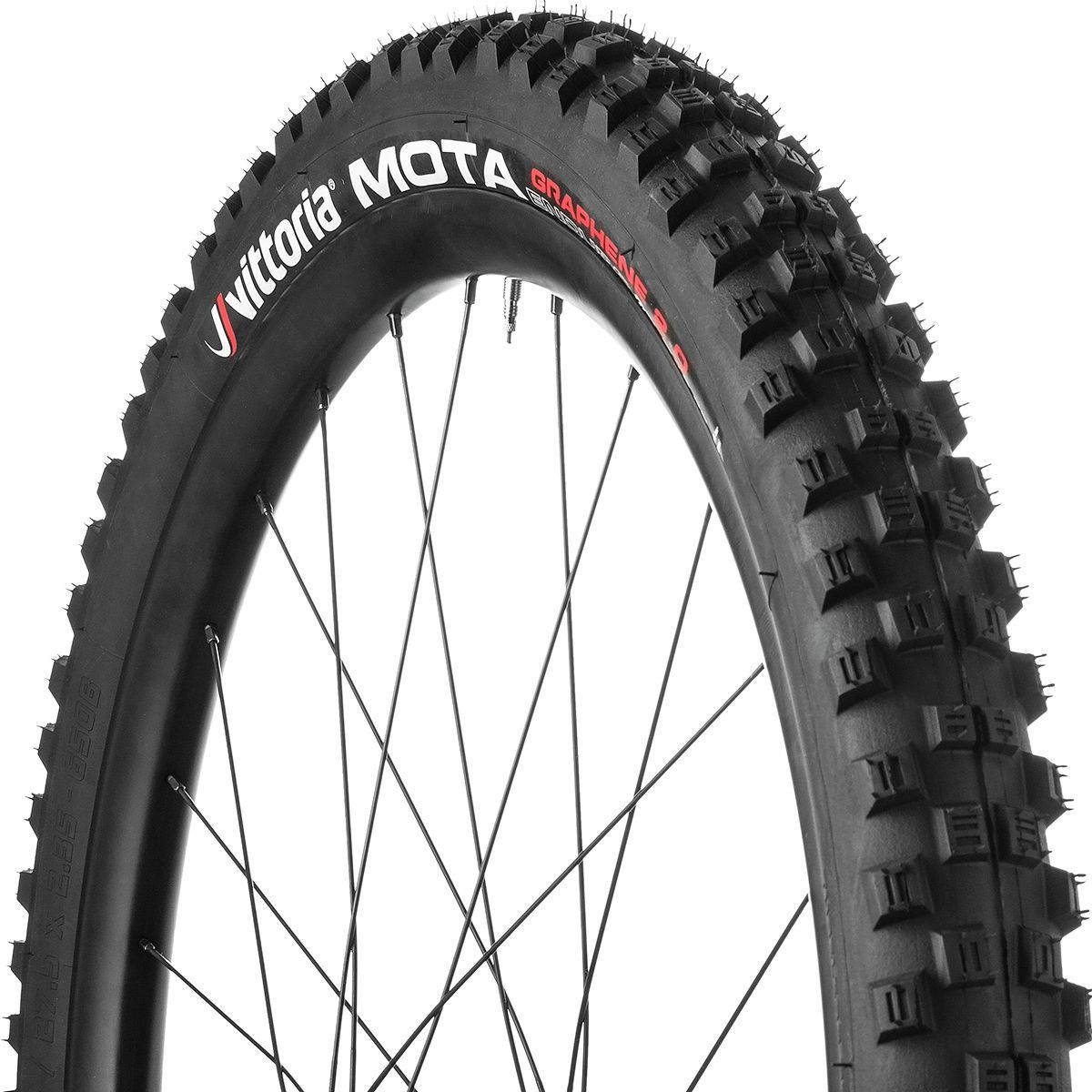 Image of Vittoria Mota G2.0 4C Enduro 27.5in Tire Black, Enduro/TLR, 27.5x2.6