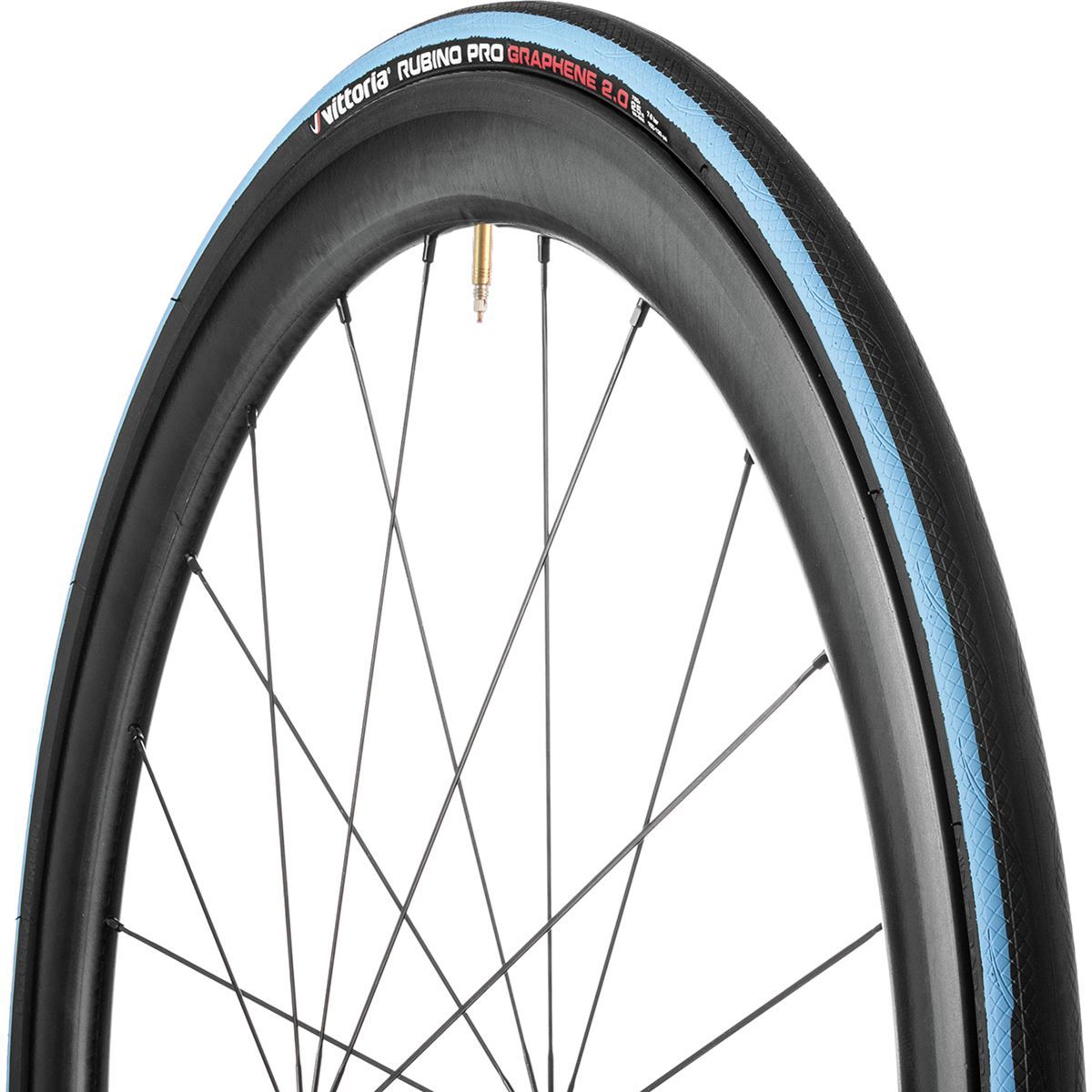 Image of Vittoria Rubino Pro G2.0 Clincher Tire Blue/Black, 700x25