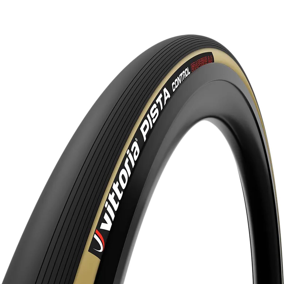 Image of Vittoria Pista Control G2.0 Tire - Clincher Gumwall/Black, 700x23
