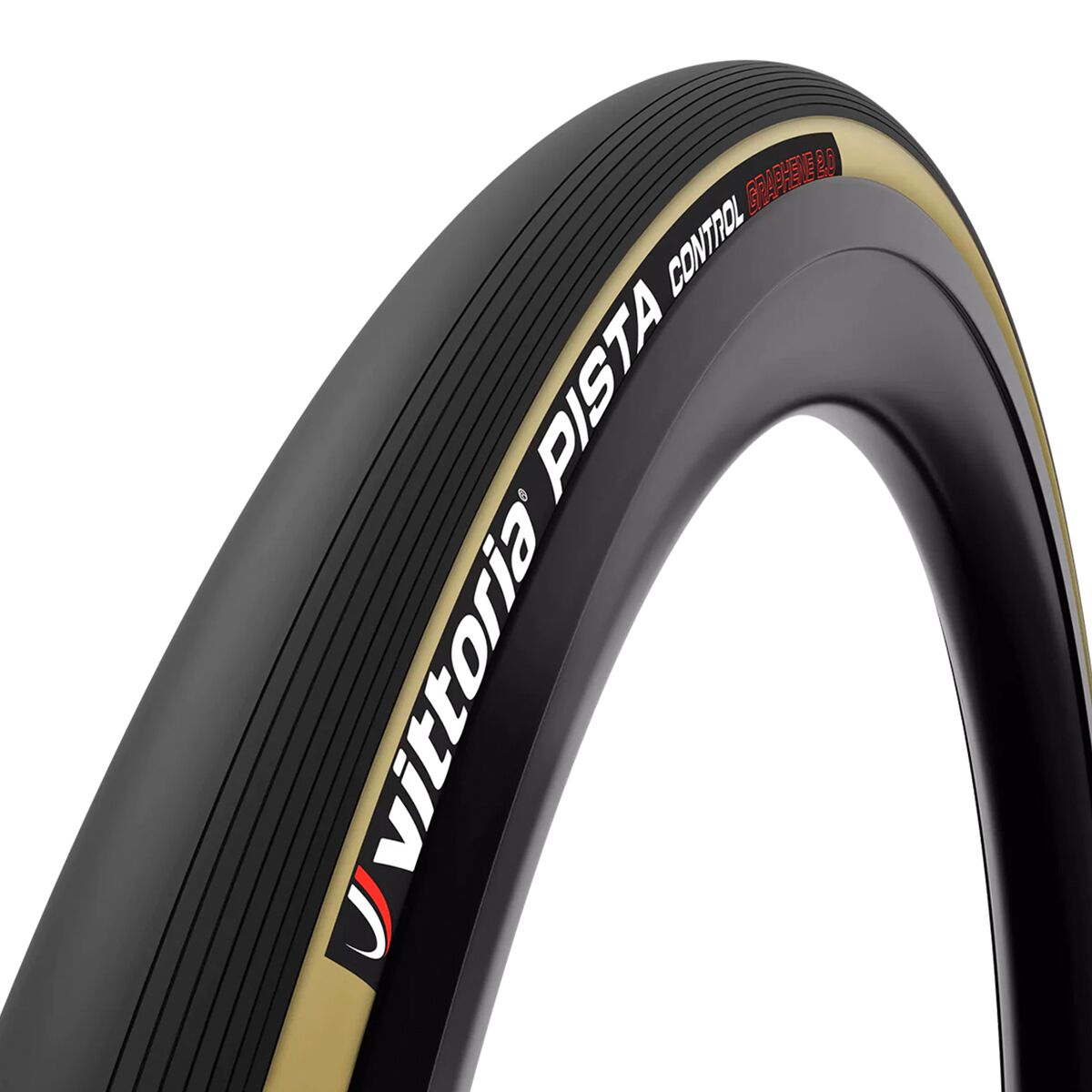 Image of Vittoria Pista Control G2.0 Tire - Tubular Gumwall/Black, 700x23