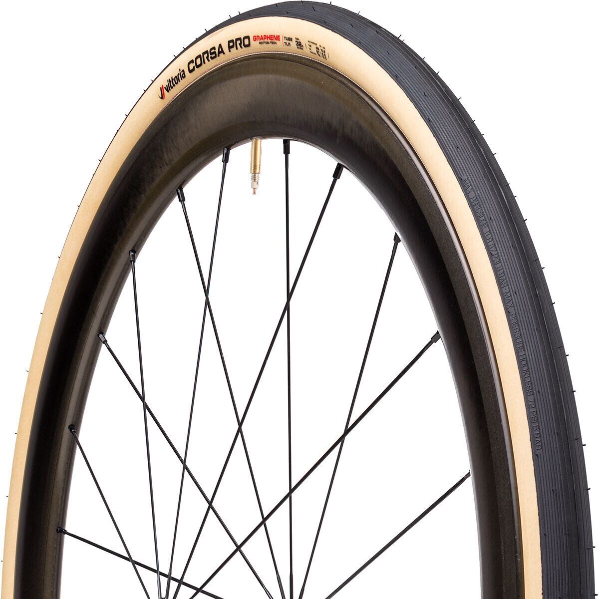 Image of Vittoria Corsa Pro G2.0 TLR Tire Tan/Black/Black, 700x24