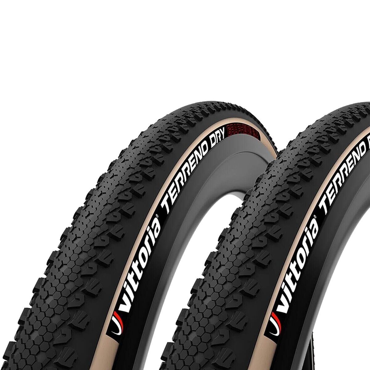 Image of Vittoria Terreno Dry G2.0 TLR Tubeless Tire Set Tan/Black, 700x38