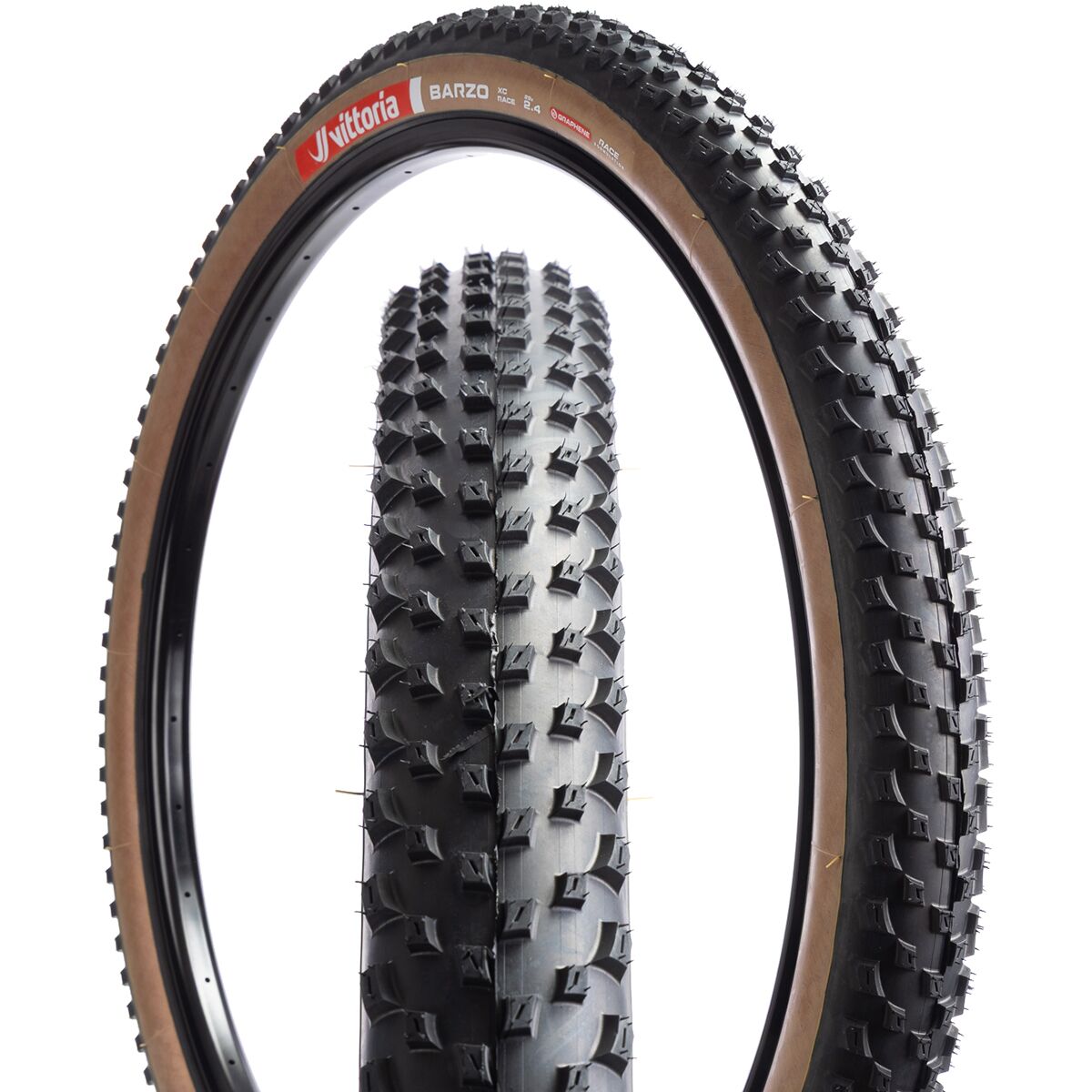 Image of Vittoria Barzo XC Race TLR 29in Tire Brown, 29x2.40