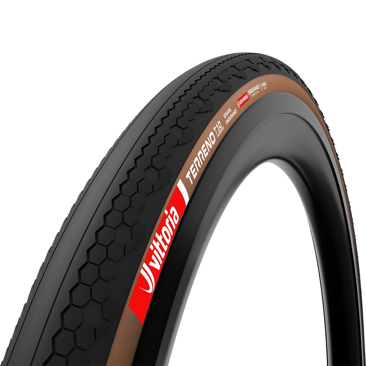 Image of Vittoria Terreno T10 Hardpack G2.0 TLR Tire Brown, 700x45