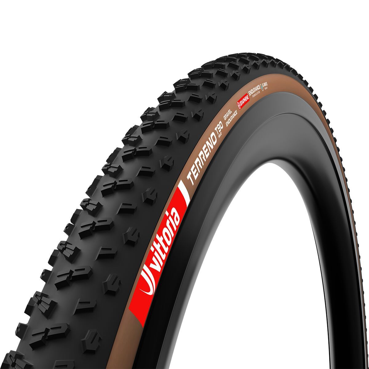 Image of Vittoria Terreno T90 Mud G2.0 TLR Tire Brown, 700x45