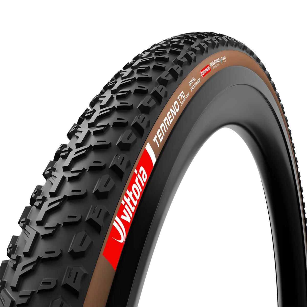 Image of Vittoria Terreno T70 Gravel Endurance G2.0 TLR Tire Brown, 700X40