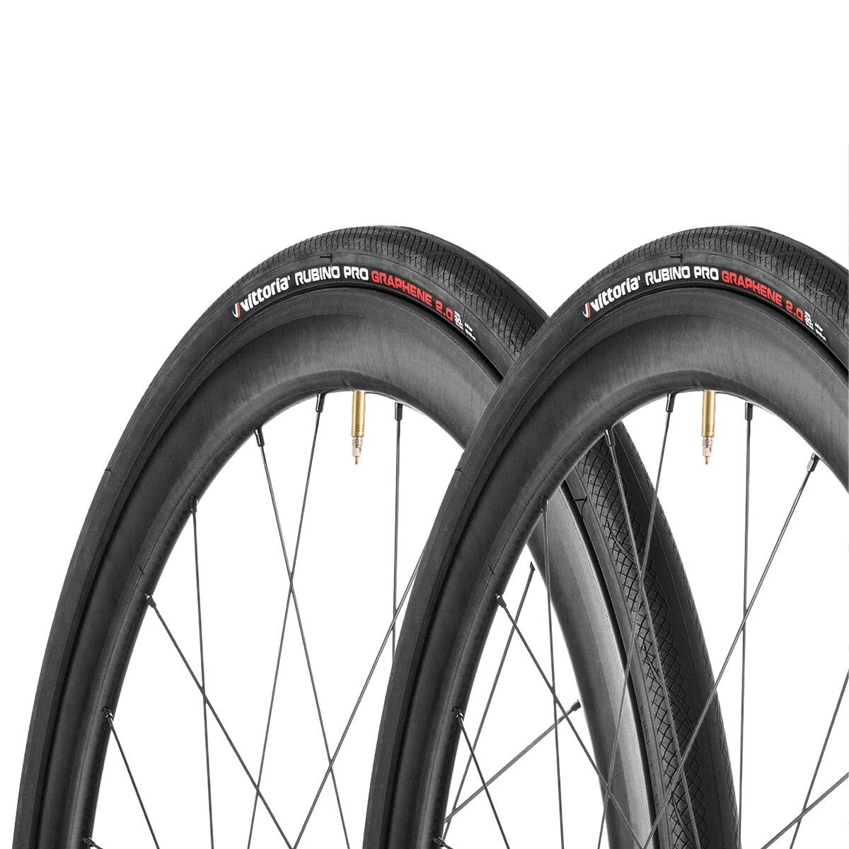 Image of Vittoria Rubino Pro G2.0 Clincher Tire Set Red/Black, 700x25