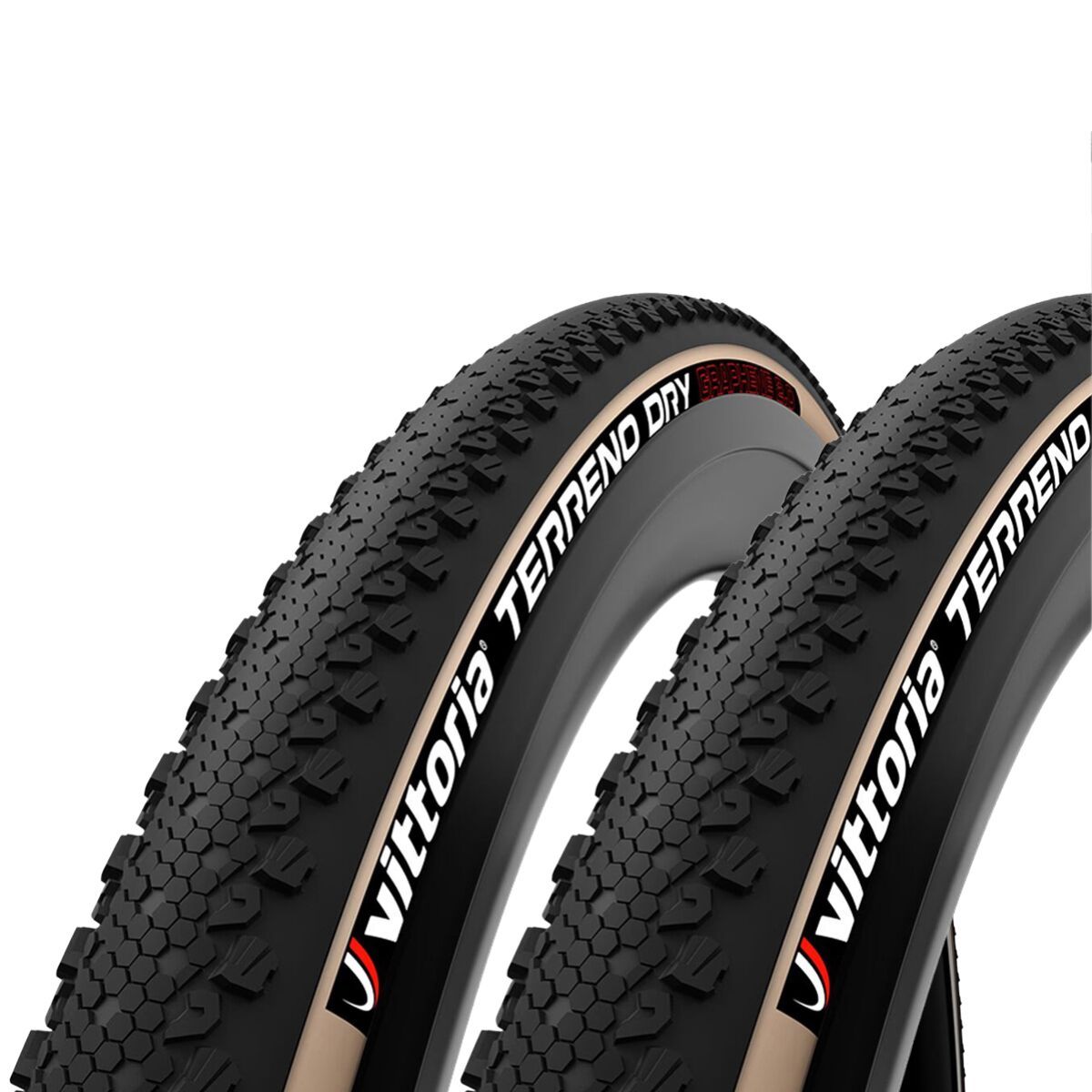 Image of Vittoria Terreno Dry G2.0 TLR Tire Set Tan/Black, 700x38