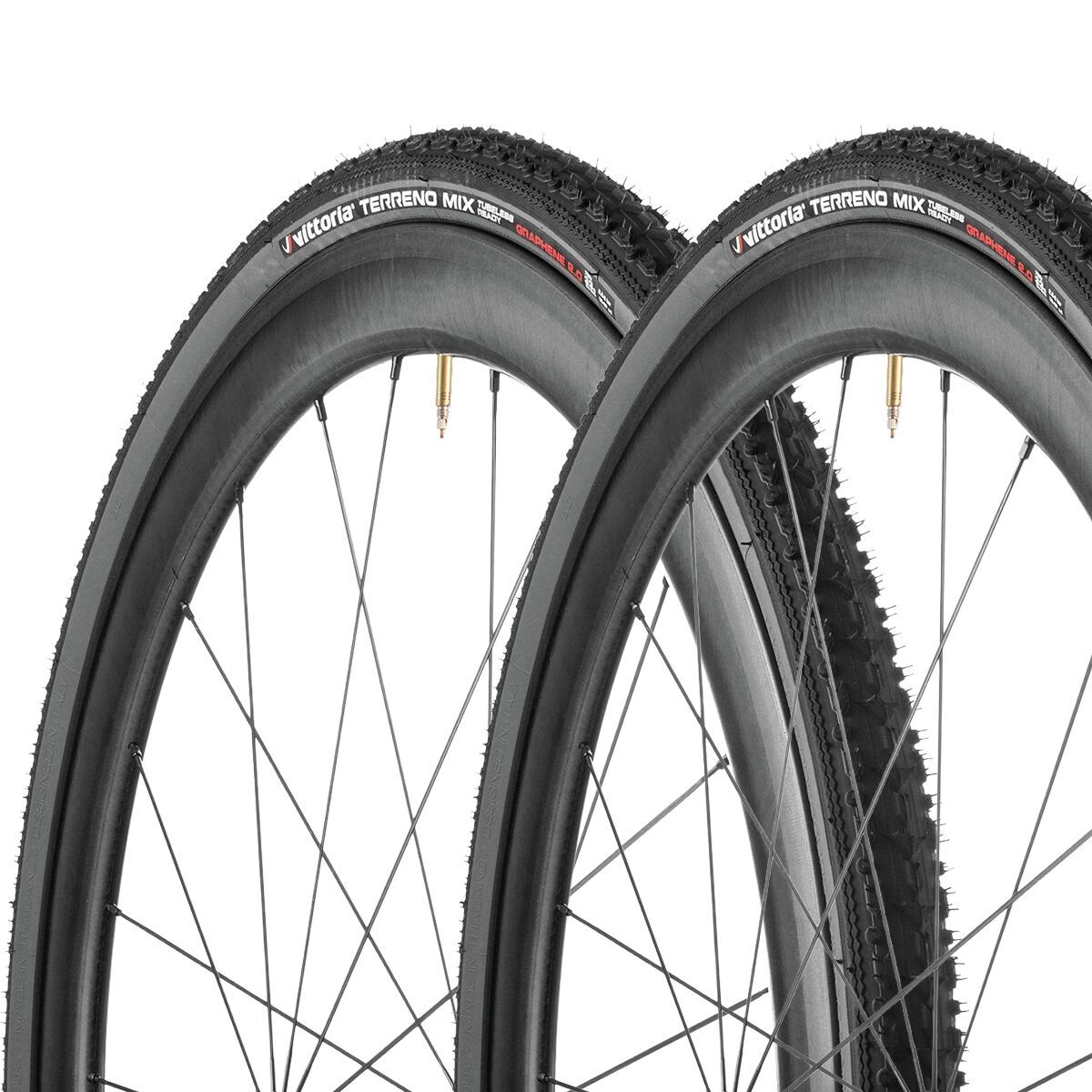 Image of Vittoria Terreno Mix G2.0 TNT Tire Set Anthracite/Black, 700x45