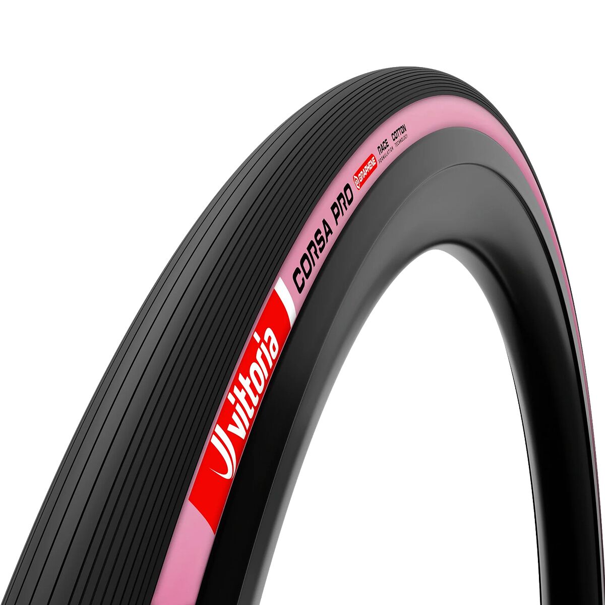 Image of Vittoria Corsa PRO Pink TLR Tire Pink, 700x30mm