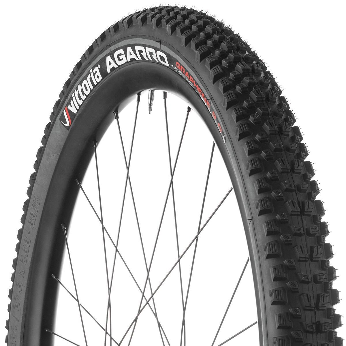 Vittoria Agarro G2.0 Trail 4C 27.5in TLR Tire Set Anthracite/Black, 27.5x2.6