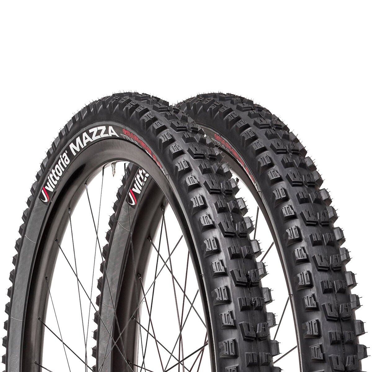 Vittoria Mazza XC-Trail MX TLR Tire Set Anthracite/Black, XC-Trail/TNT, 29/27.5x2.4