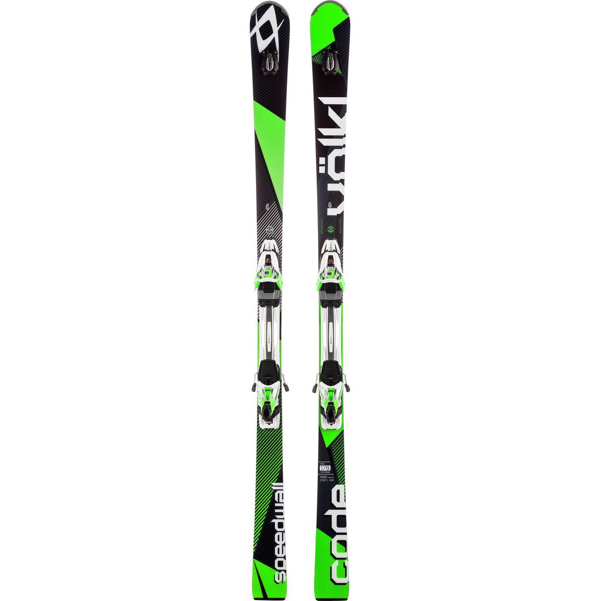 Volkl Code Speedwall L UVO Ski with rMotion2 Code Green Binding