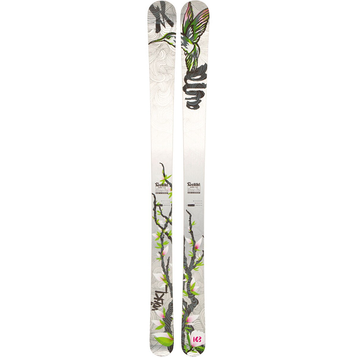 Volkl Aura Women's Downhill Skis Size 163 cm. FRESH TUNE!!!