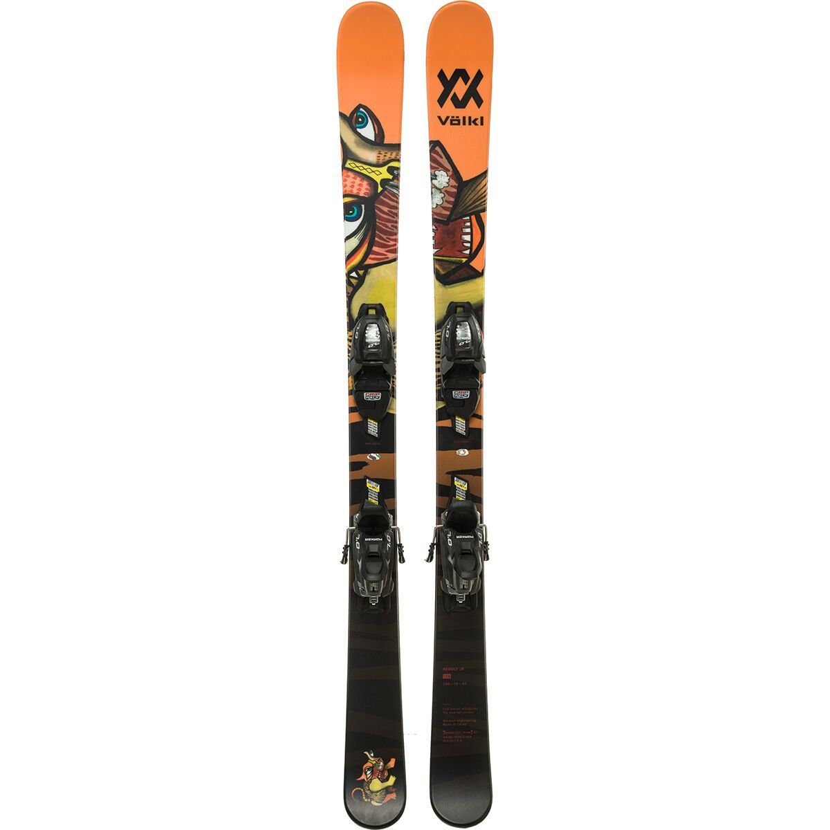 Volkl Revolt Jr Vmot Ski + 7.0 Vmotion Jr Binding - 2022