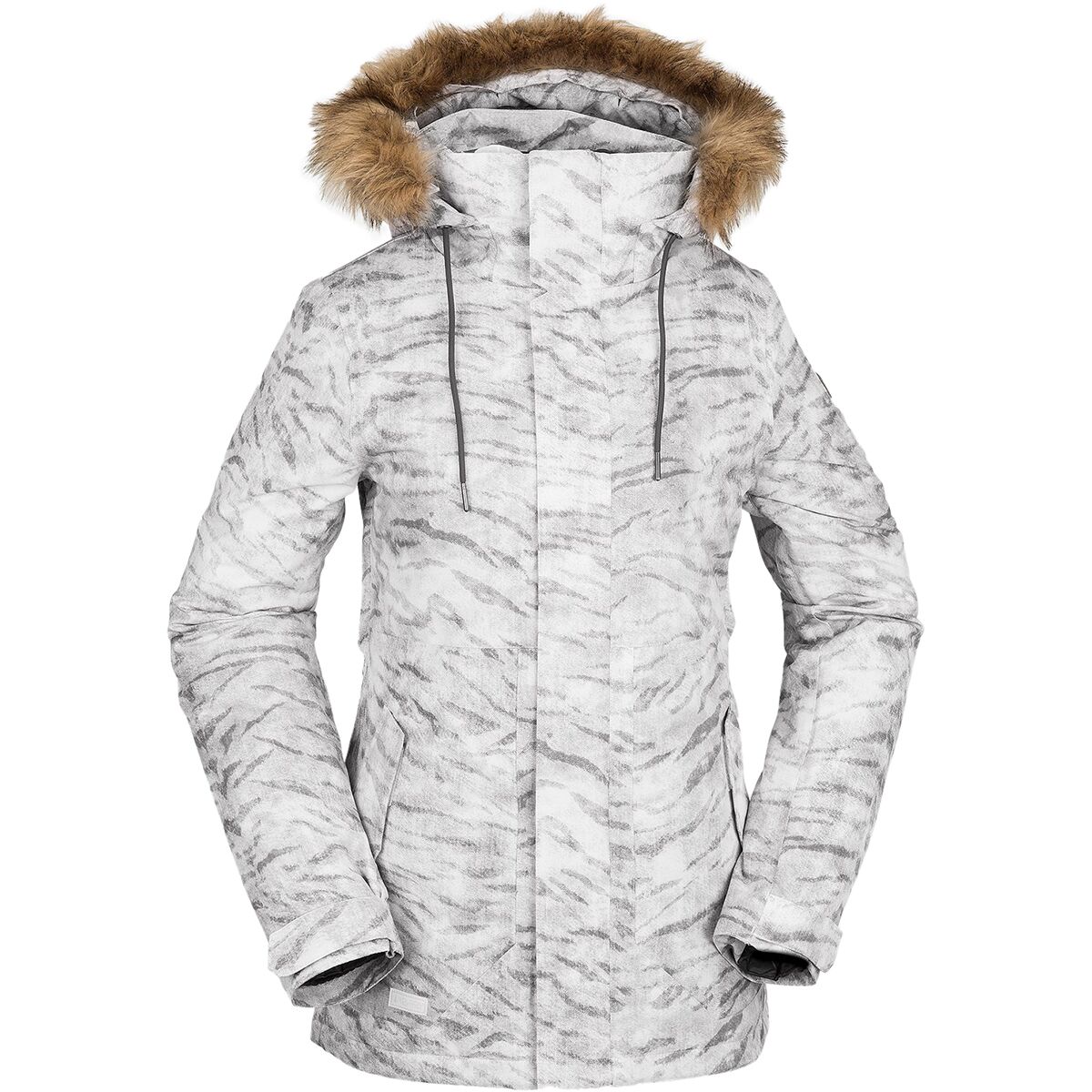 Volcom Fawn Insulated Jacket - Women's White Tiger