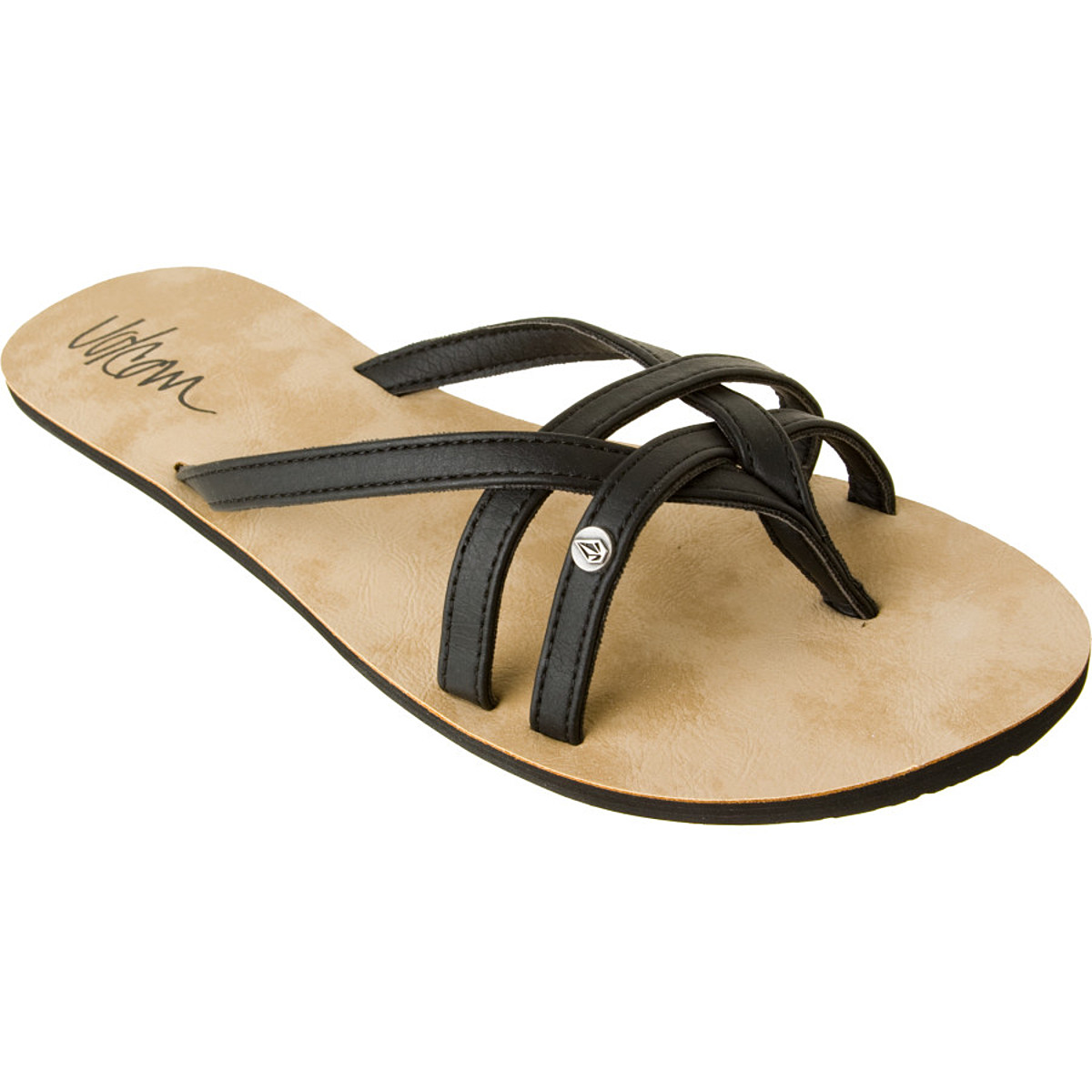 Sandali Donna Volcom Thrills - Cinturini In Pelle Sintetica Intrecciata, Suola In Gomma, Collezione 2025 - 4