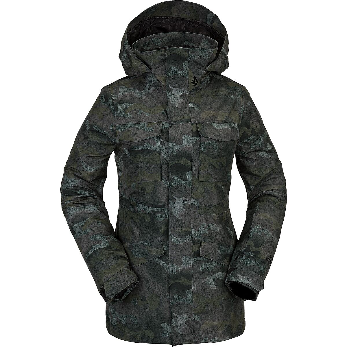 VOLCOM LEDA GORE-TEX JACKET/ボードウェア黒背面ロゴ COVGRE.jpg