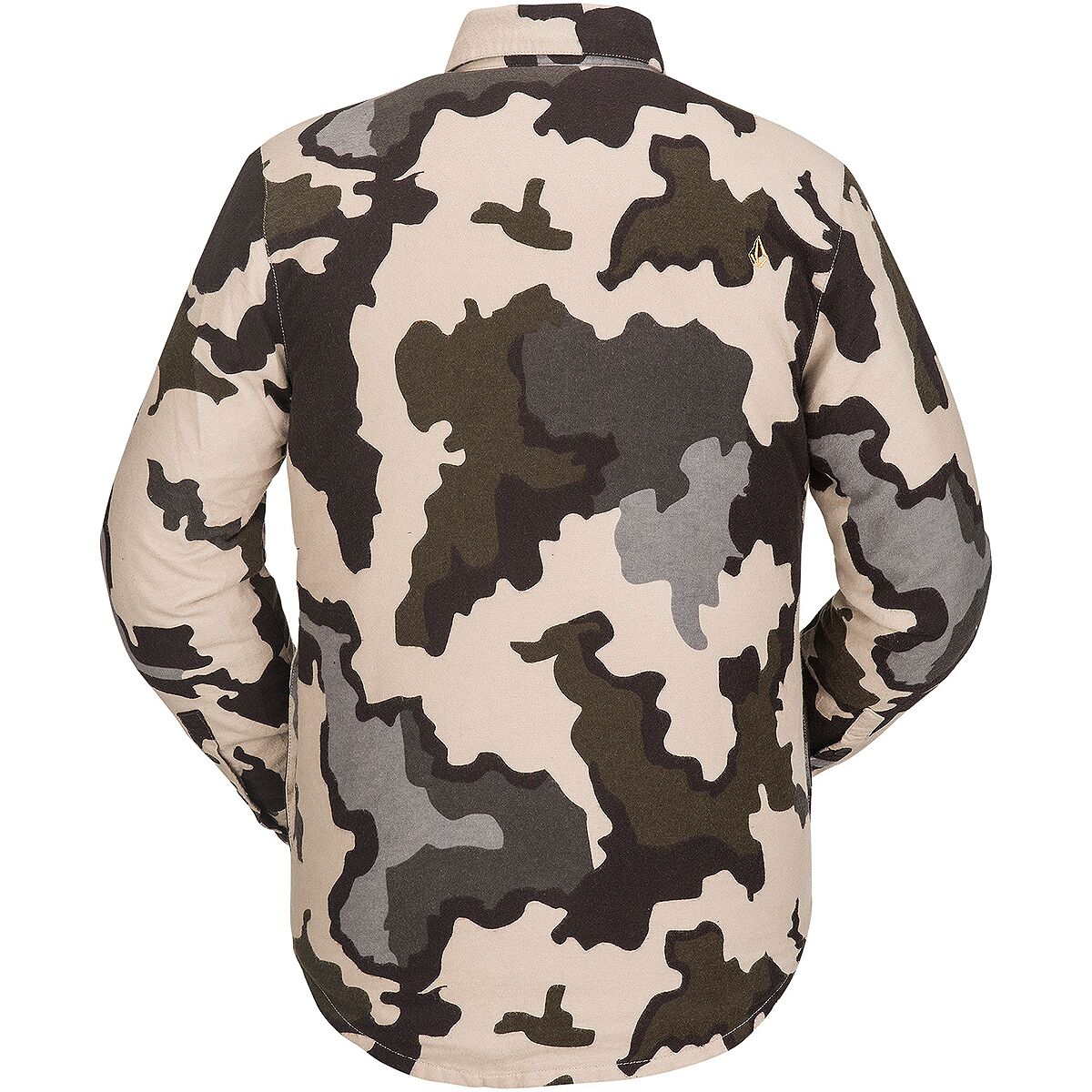 volcom sherpa flannel jacket