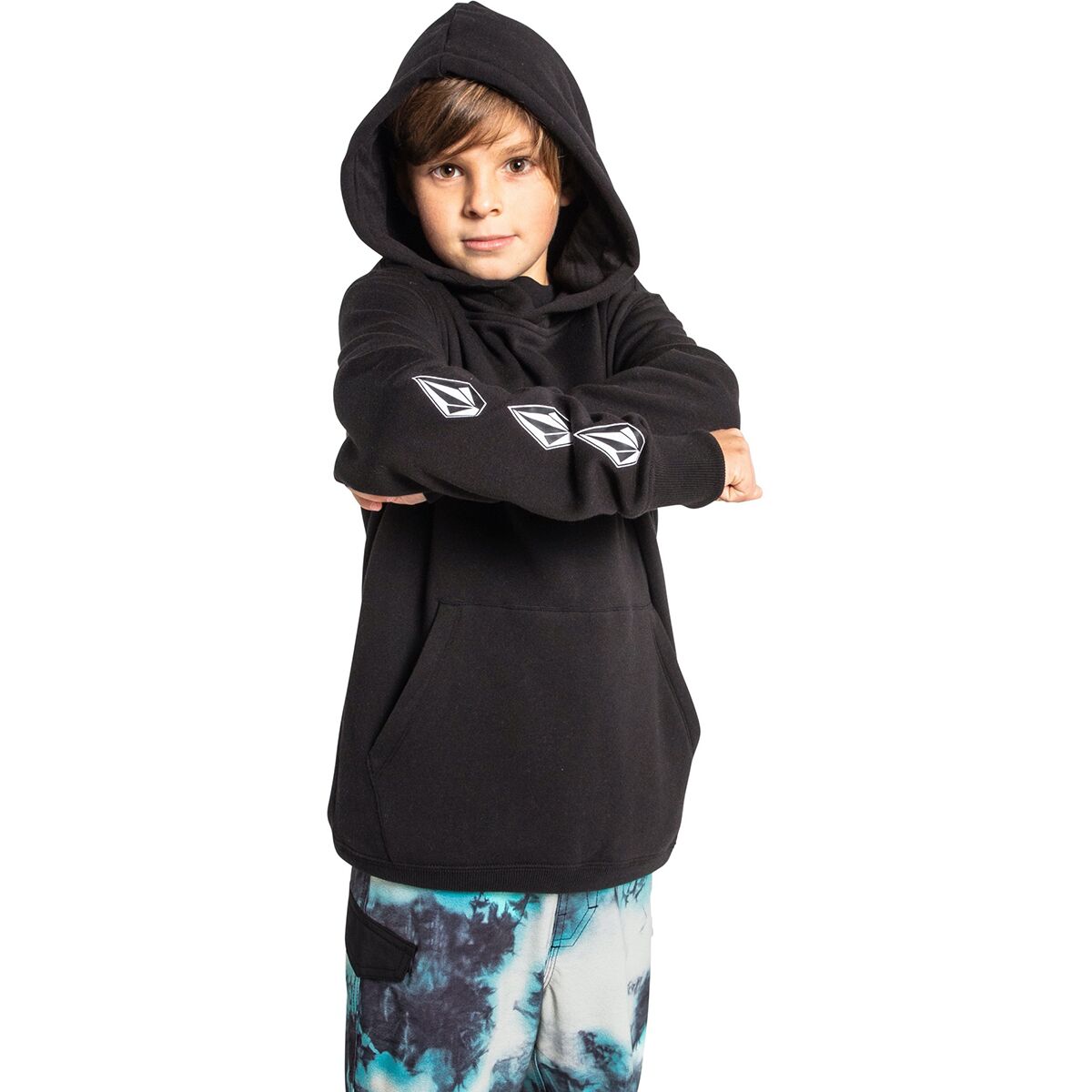 ornament Okklusion Ny ankomst Volcom Iconic Stone Pullover Hoodie - Boys' - Kids
