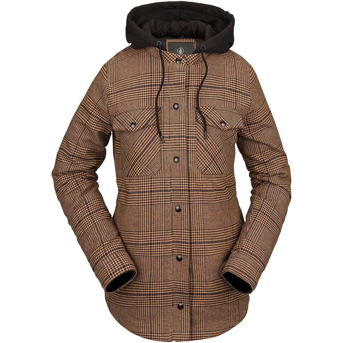 Volcom Hooded Flannel Jacket Women s Clothing