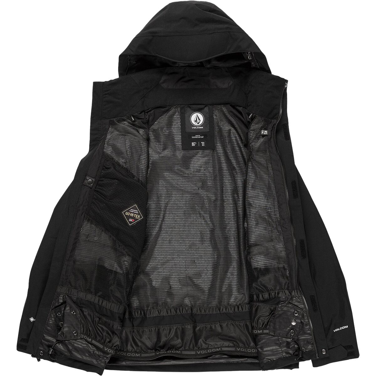 ジャケット・アウター Stone  GORE-TEX JACKET S 20ss Stone Storm Gore-Tex Jacket - Black - Men - Volcom EU – Volcom Europe