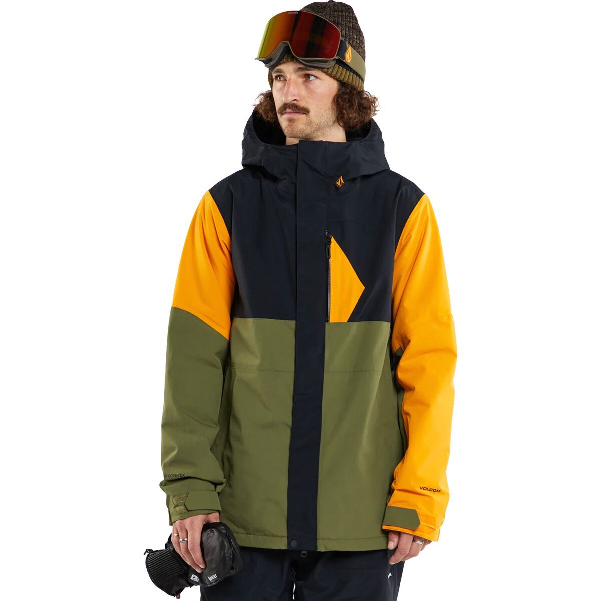 Image of Volcom L Insulated Gore-Tex Jacket - Men's Gold, S