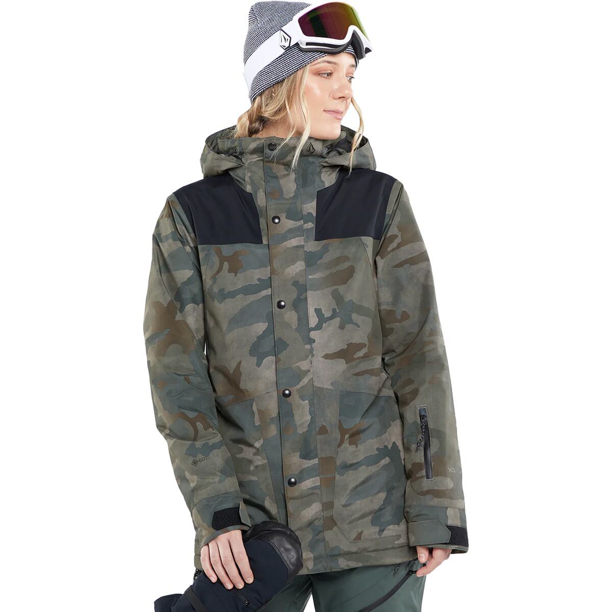 Volcom Ell Insulated GORE-TEX Jacket - Women's Cloudwash Camo, XS