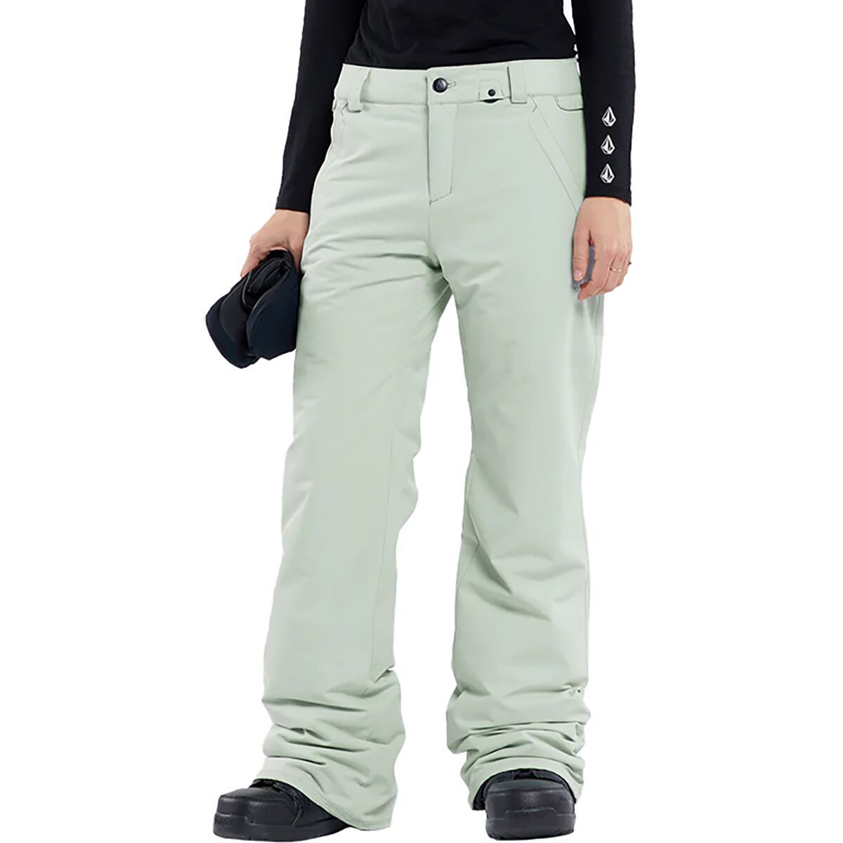 Image of Volcom Frochickie Insulated Pant - Women's Sage Frost, L